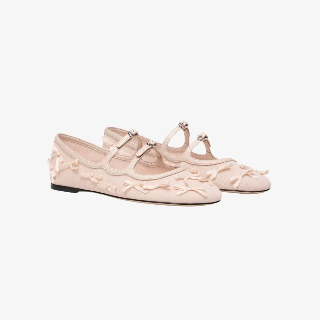 Giày ballerina The Bow Mesh Kiki
