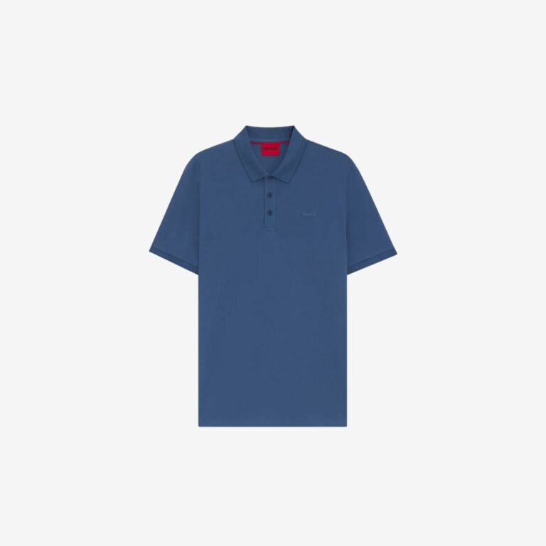 Áo polo cotton piqué in logo