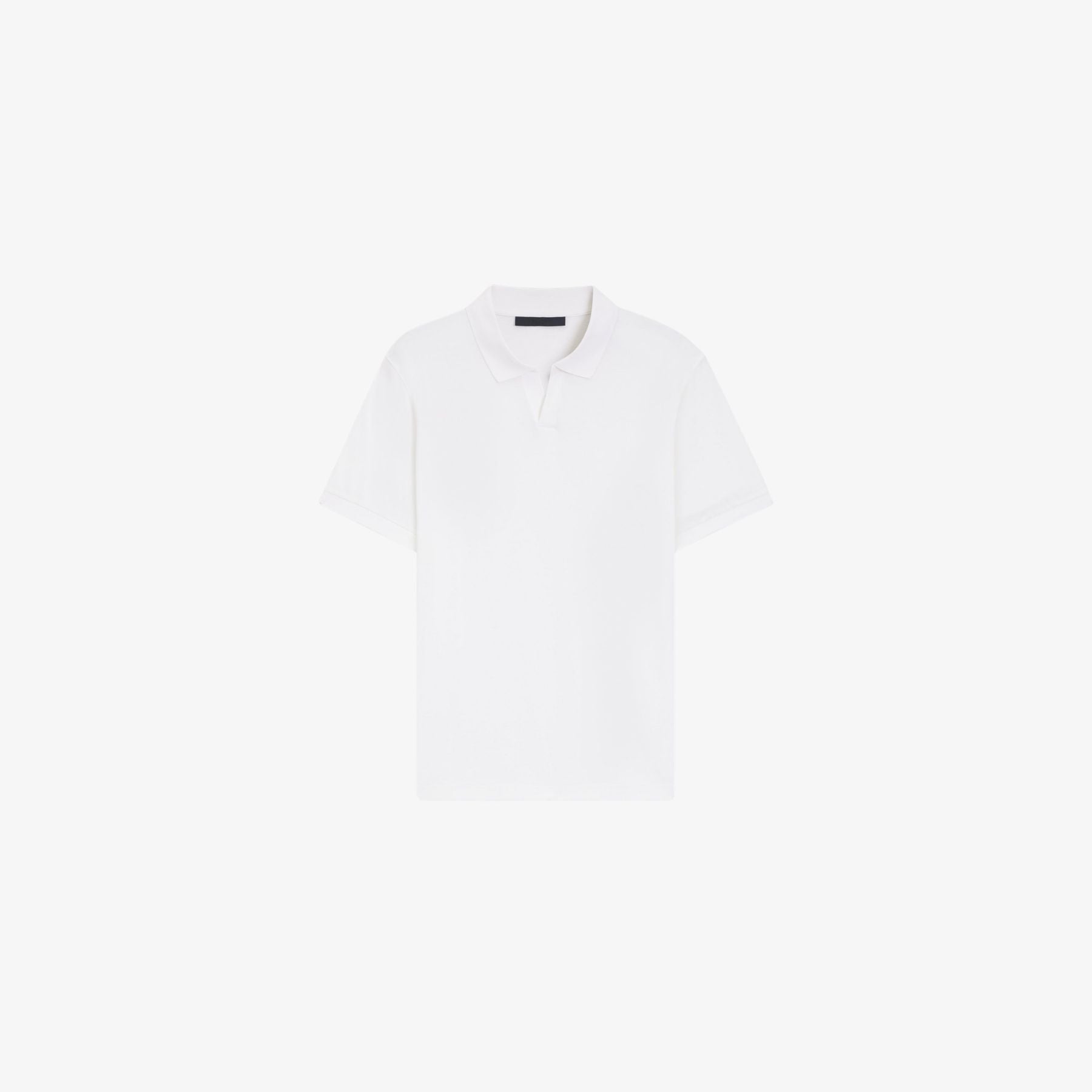 Áo polo bằng cotton pha lụa