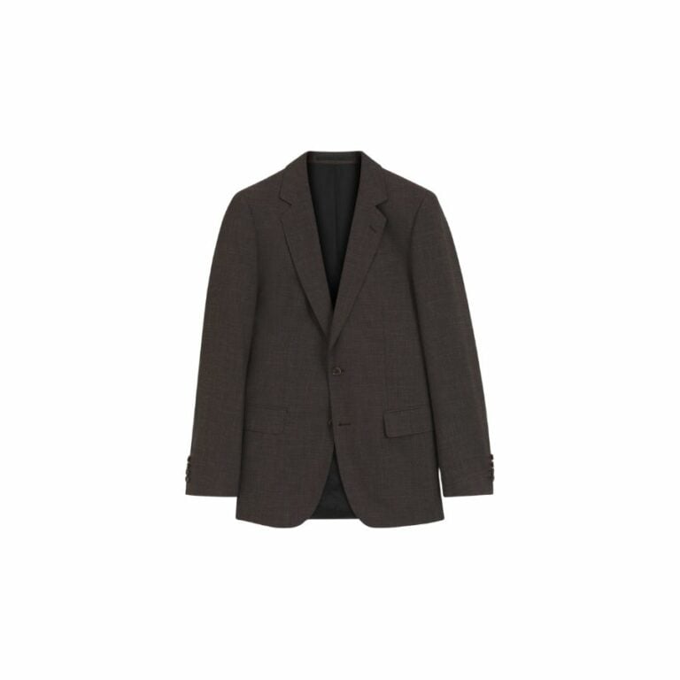 Áo vest dáng slim-fit chất liệu pha len