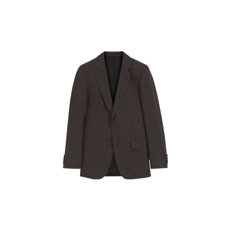Áo vest dáng slim-fit chất liệu pha len