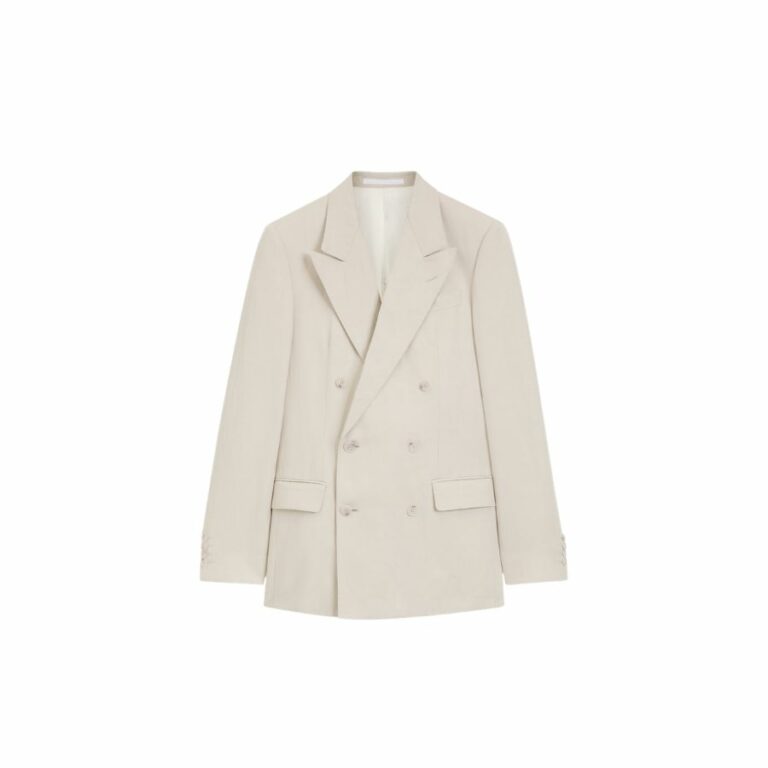Áo blazer dáng ôm với họa tiết micro