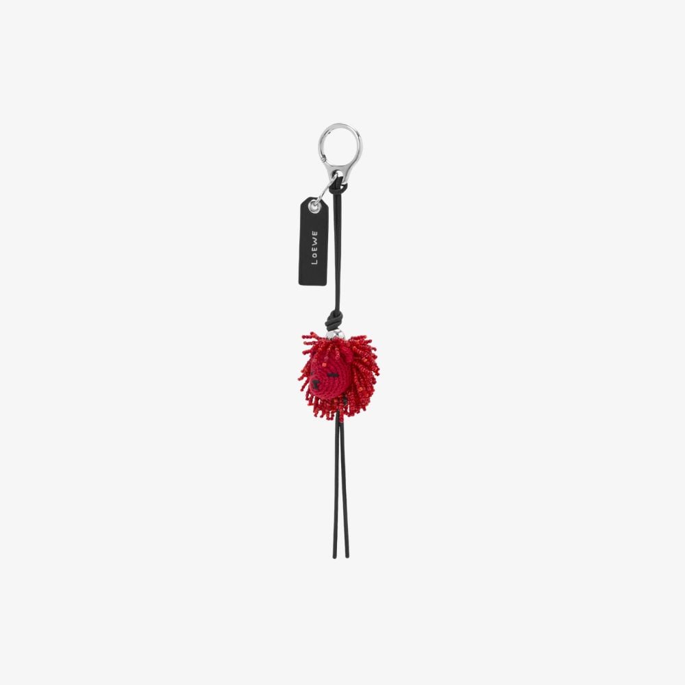 Charm treo túi họa tiết đầu sư tử