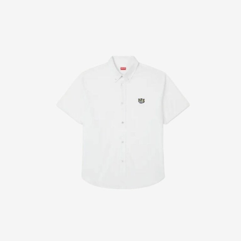 Áo sơ mi KENZO Boke Flower vải cotton oxford