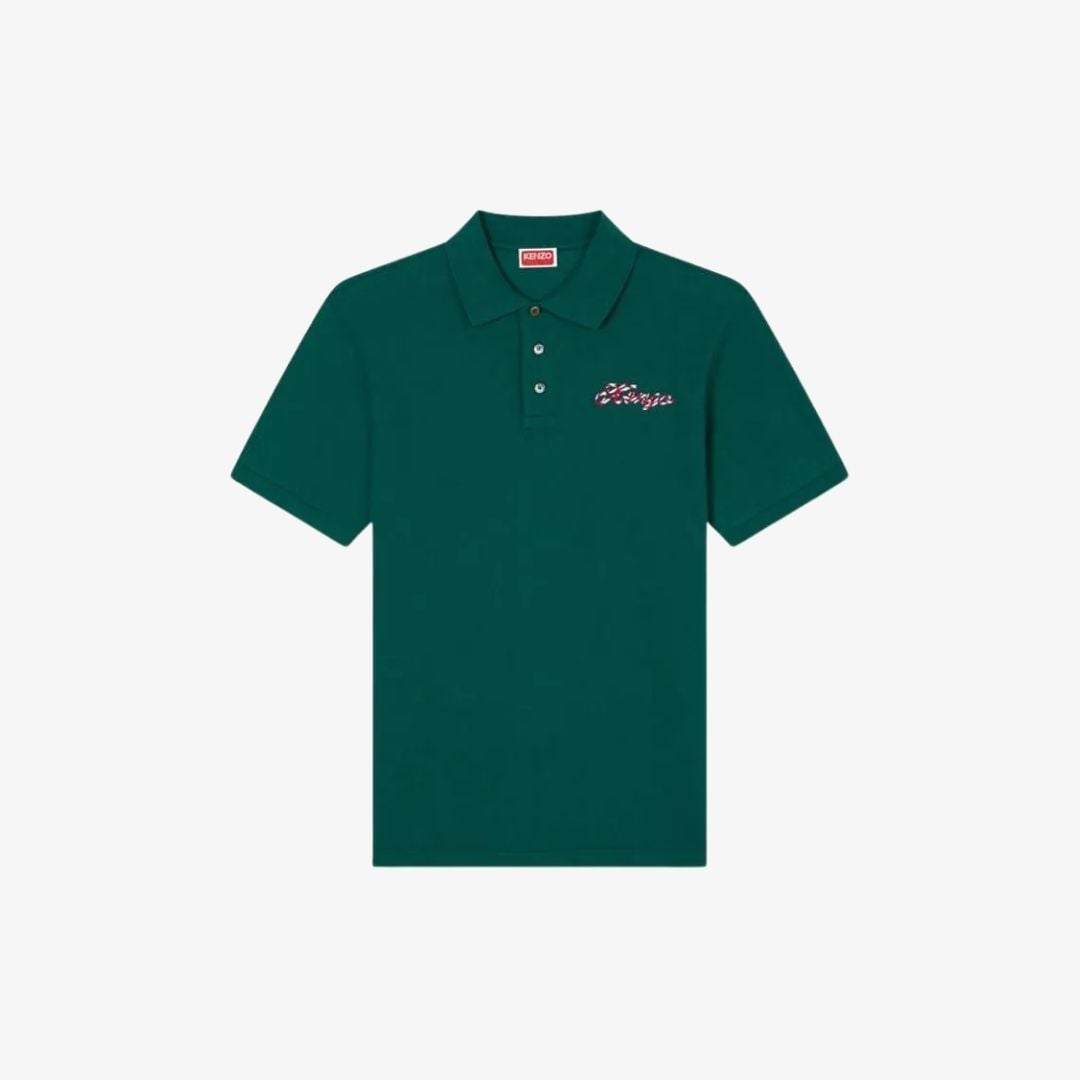 Áo polo cotton slim-fit thêu KENZO Winter Holidays