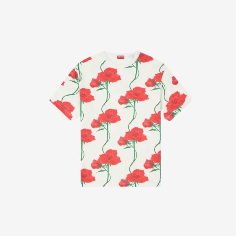 Áo thun cotton KENZO Archive Rose