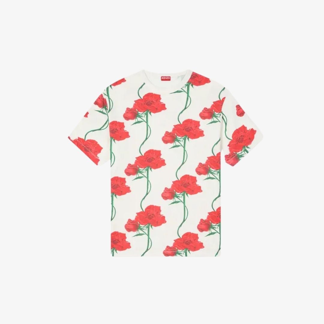 Áo thun cotton KENZO Archive Rose