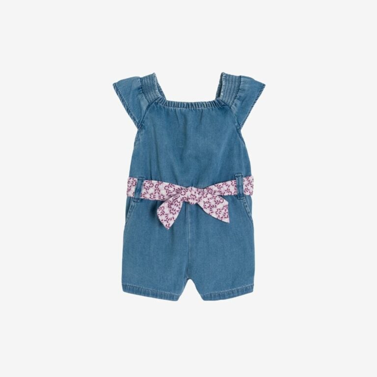 Bộ liền thân ngắn cotton tencel