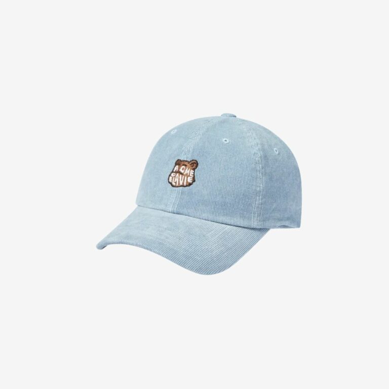 Mũ Bóng Chày AC Bear Corduroy Xanh