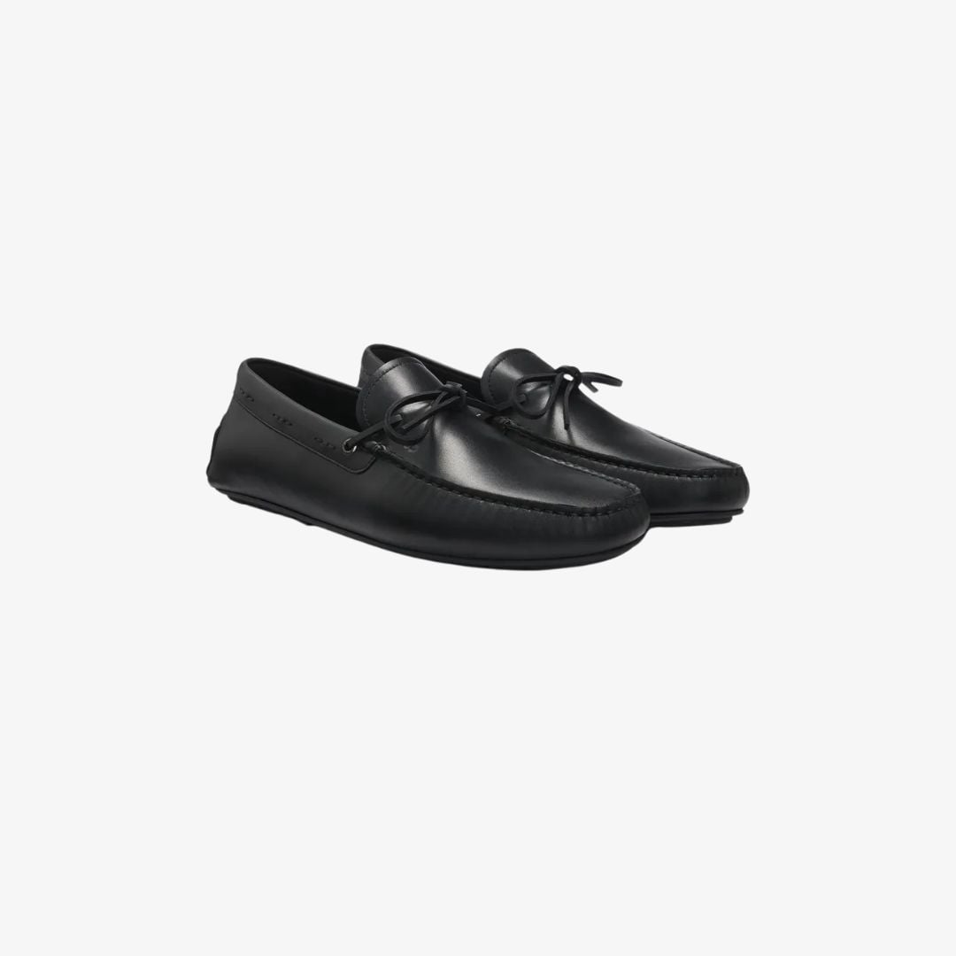Giày moccasin da