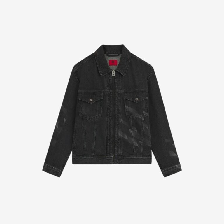 Áo khoác denim đen HUGO x RB