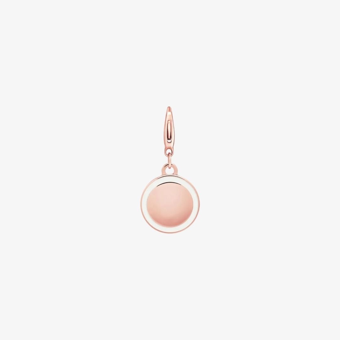 Aura Charm Tròn Rose Gold