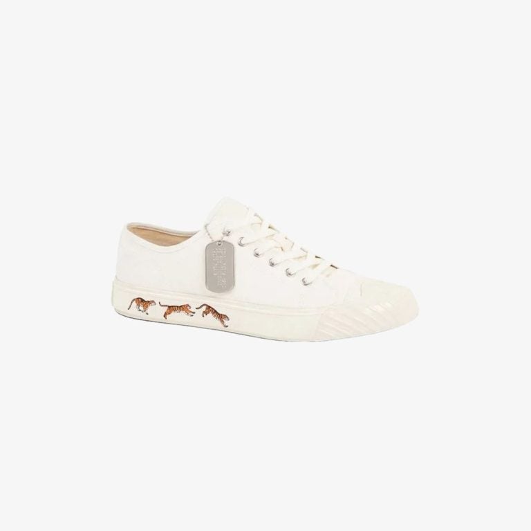 Giày Sneaker Nam Cổ Thấp In Viền Đế