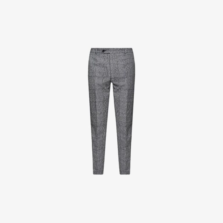 Quần Âu Kẻ Caro Wavy Check