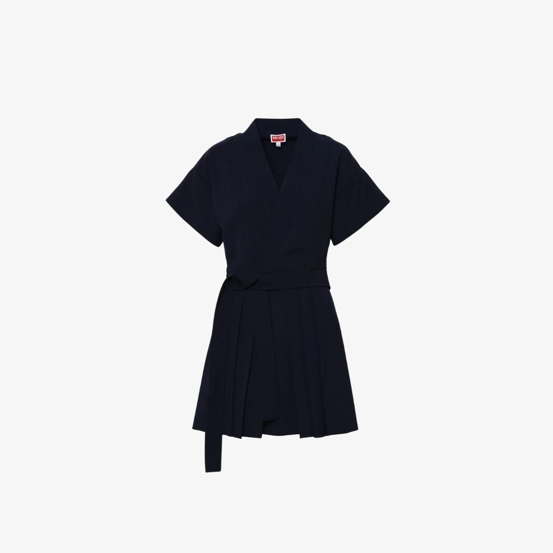 Đầm Ngắn Len Kimono