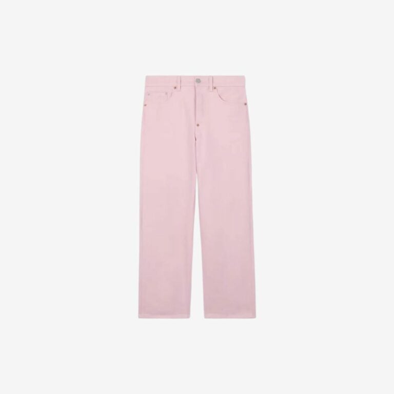 Quần jeans ống đứng chất liệu denim Nhật Bản