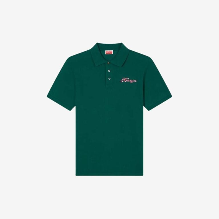 Áo polo cotton slim-fit thêu KENZO Winter Holidays