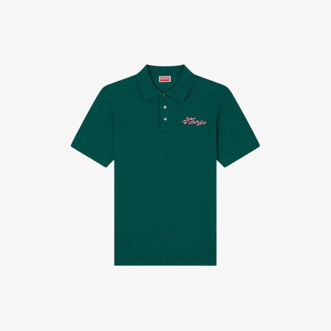 Áo polo cotton slim-fit thêu KENZO Winter Holidays