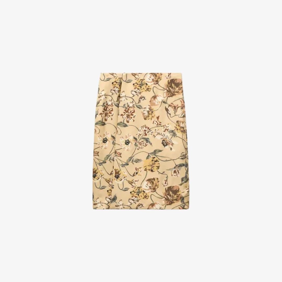 Chân váy midi quấn KENZO Wildflower