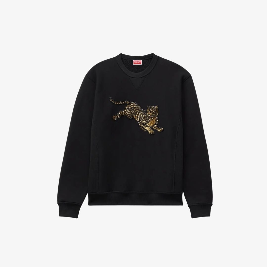 Áo sweatshirt cổ tròn KENZO Jumping Tiger