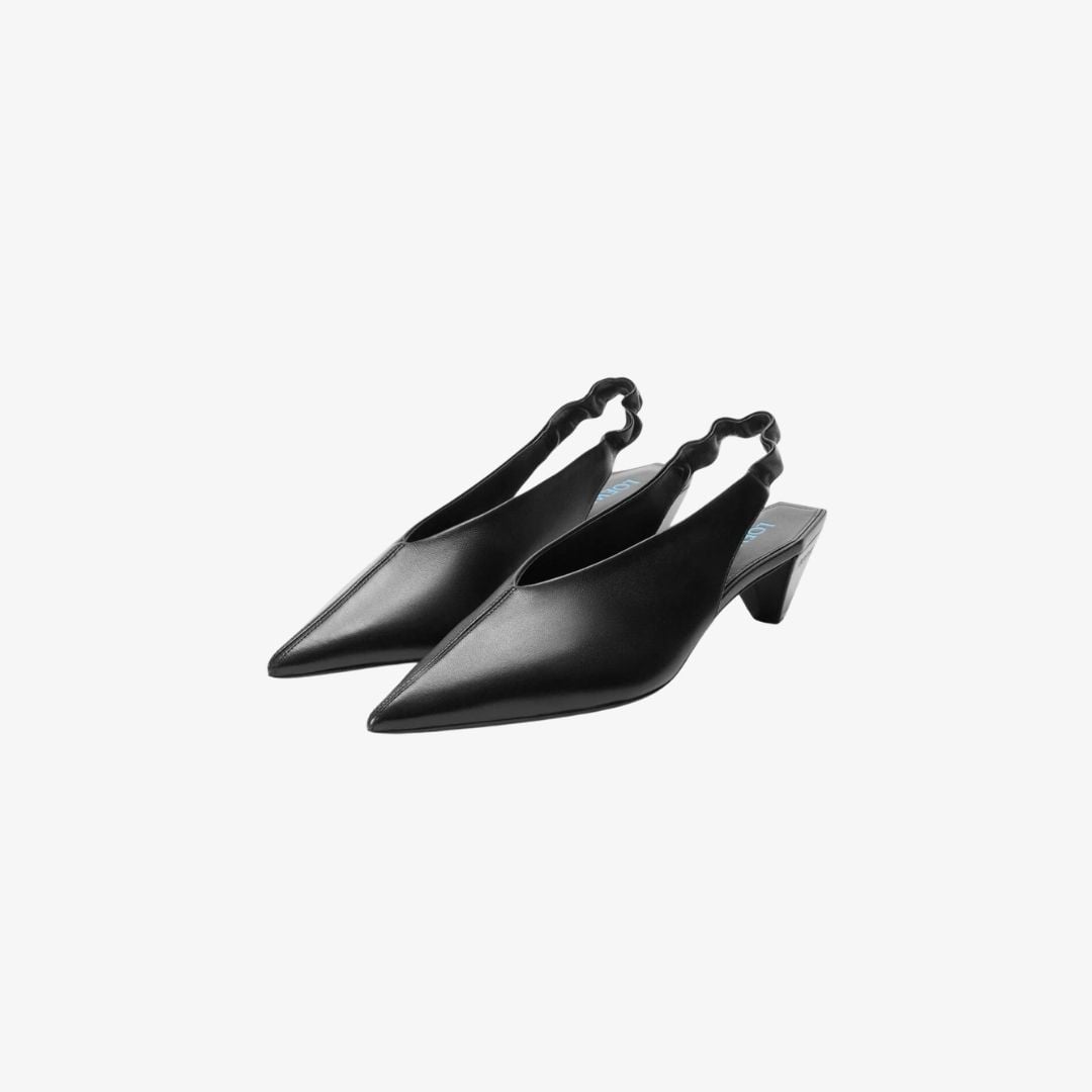 Giày slingback Origami Cubic 45 mm