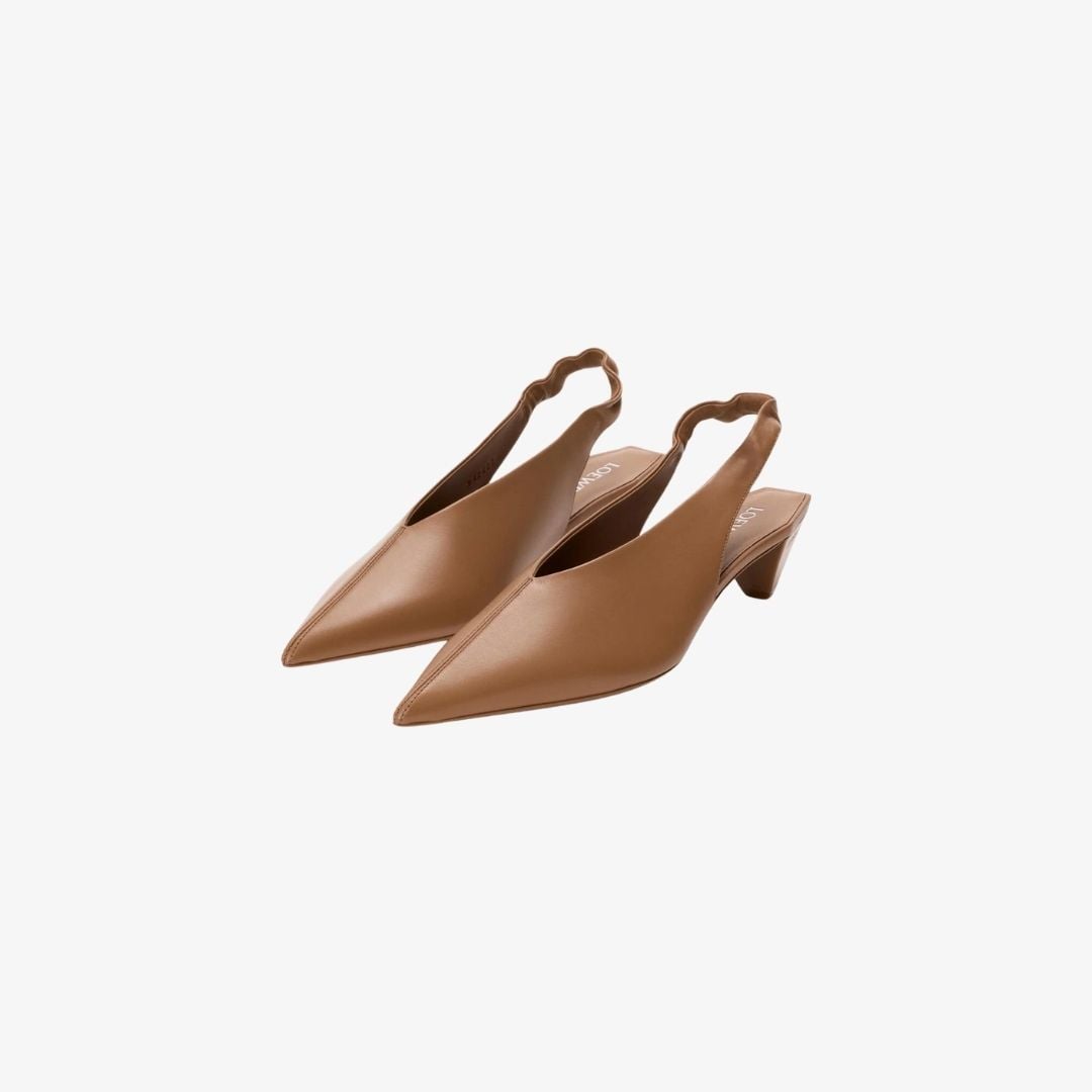 Giày slingback Origami Cubic 45 mm
