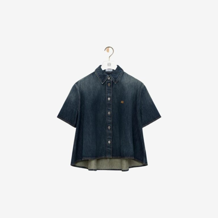 Áo sơ mi denim tay ngắn