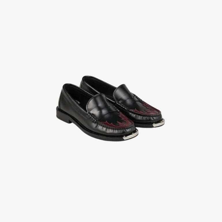Giày Loafer Da Họa Tiết