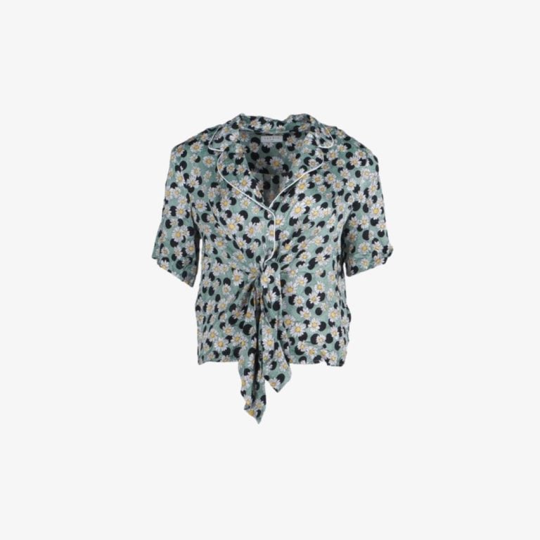 Áo Sơ Mi Pyjama Họa Tiết Hoa