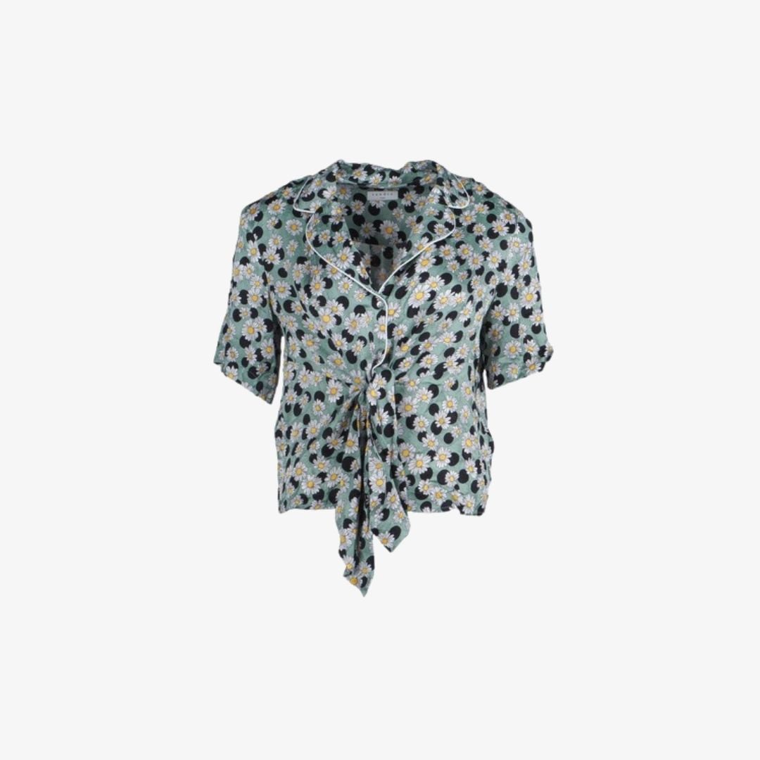Áo Sơ Mi Pyjama Họa Tiết Hoa