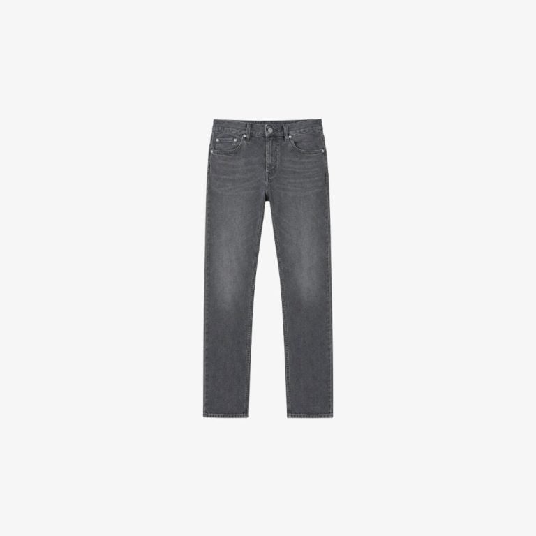 Quần Jeans Xám Mài Bạc