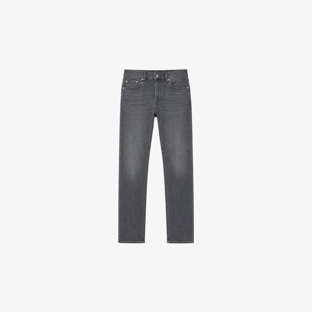 Quần Jeans Xám Mài Bạc
