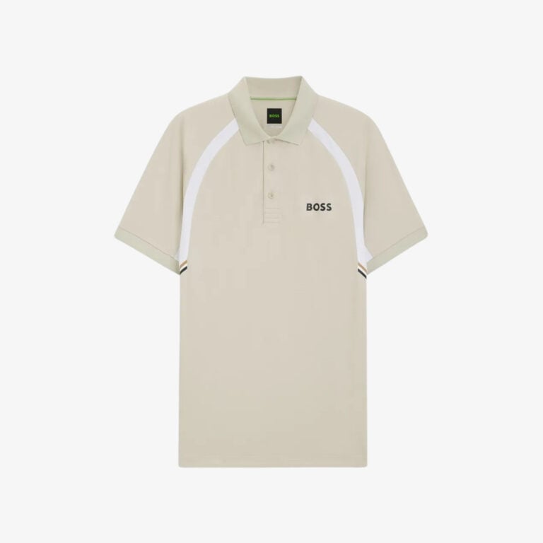 Áo polo slim-fit, nhanh khô, chất liệu co giãn