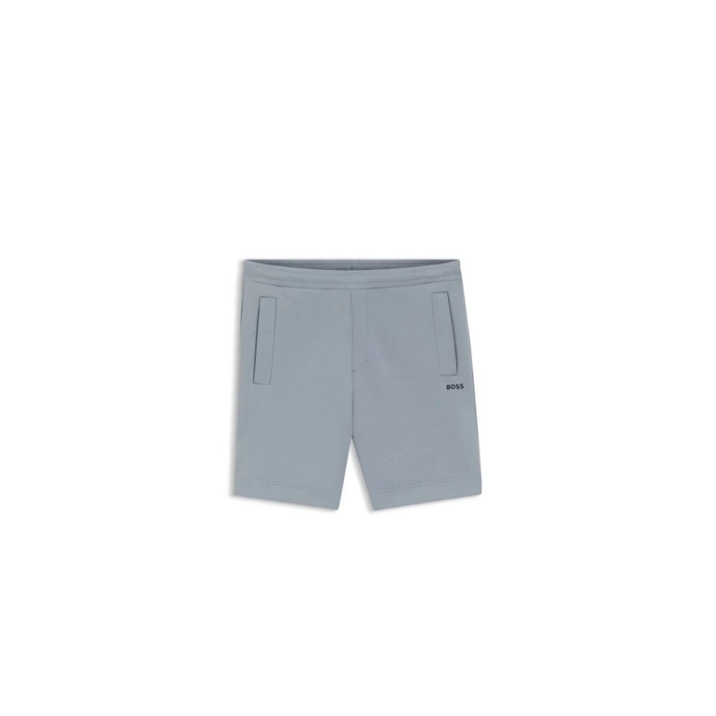 BOSS ZONE: BOSS trong từng vận động 40 Quần short thêu logo từ vải cotton pha piqué jersey