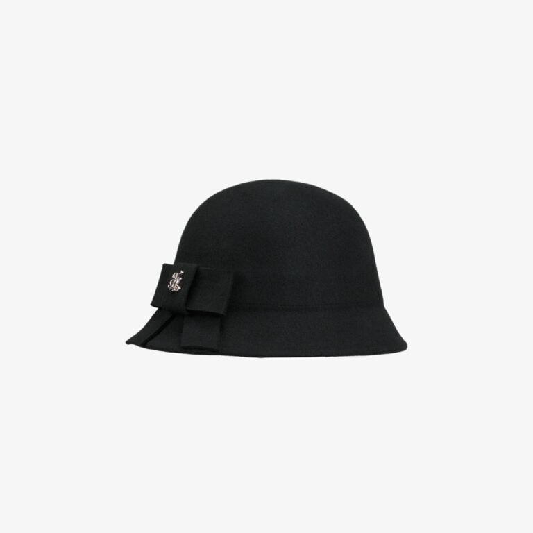 Mũ bucket nỉ đính nơ