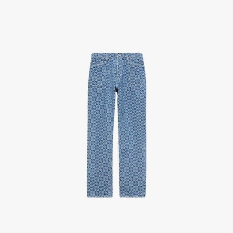 Quần jeans dáng cargo monkey hiệu Kenzogram