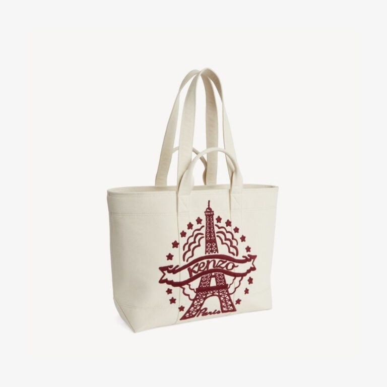 Túi tote canvas cỡ lớn KENZO tháp Eiffel
