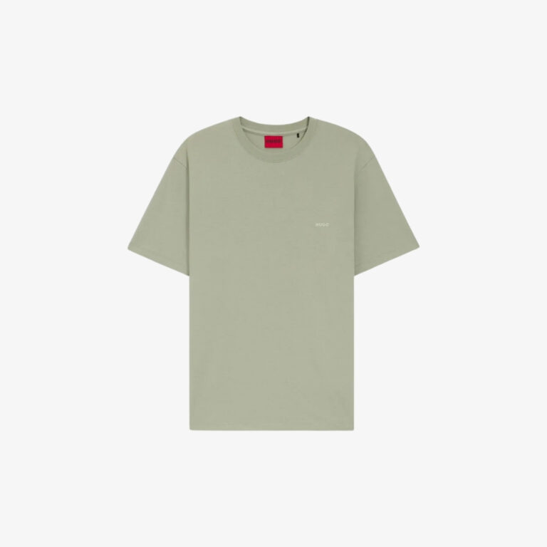 Áo thun cotton jersey với hình in ở phía sau