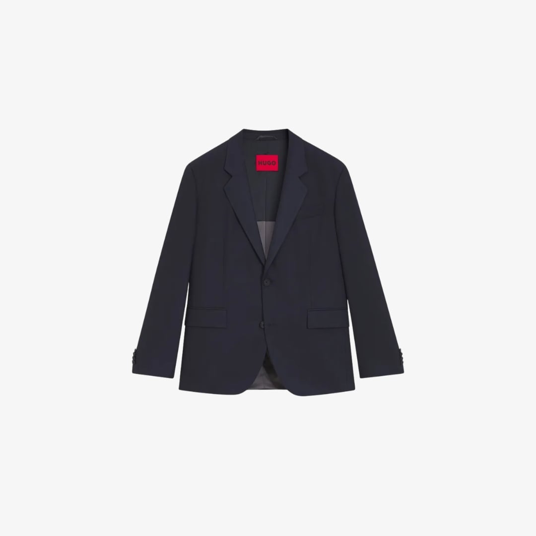 Áo blazer dáng vừa vặn hiện đại  vải twill co giãn linh hoạt