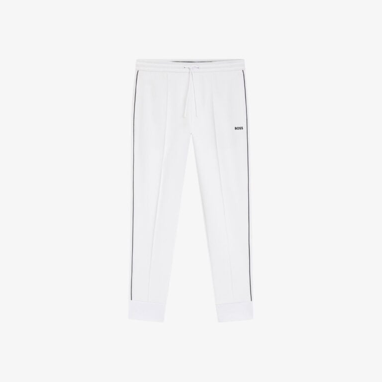 Quần tracksuit cotton phối viền kẻ