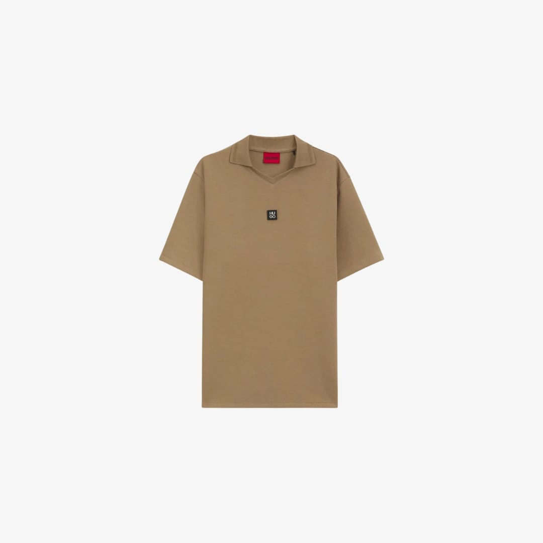 Áo polo Dabino cổ xẻ chữ V