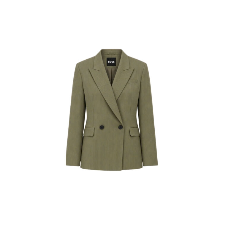 Áo blazer dáng vừa vặn bằng vải crepe