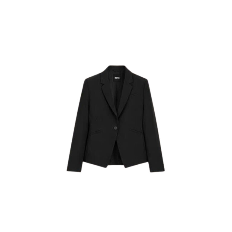 Áo khoác blazer dáng ôm từ len nguyên chất Ý