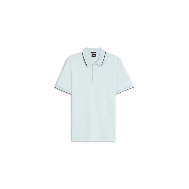 Áo polo dáng ôm làm từ vải cotton