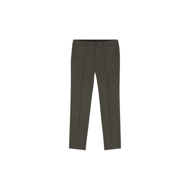 Quần tây dáng ôm bằng len nguyên chất pha linen