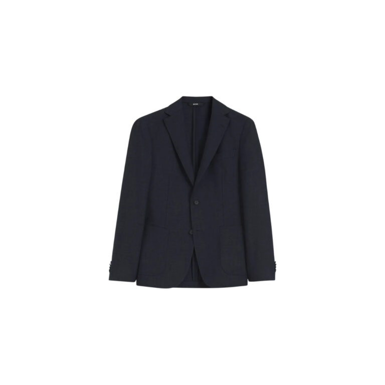 Áo blazer dáng ôm bằng len nguyên chất pha linen