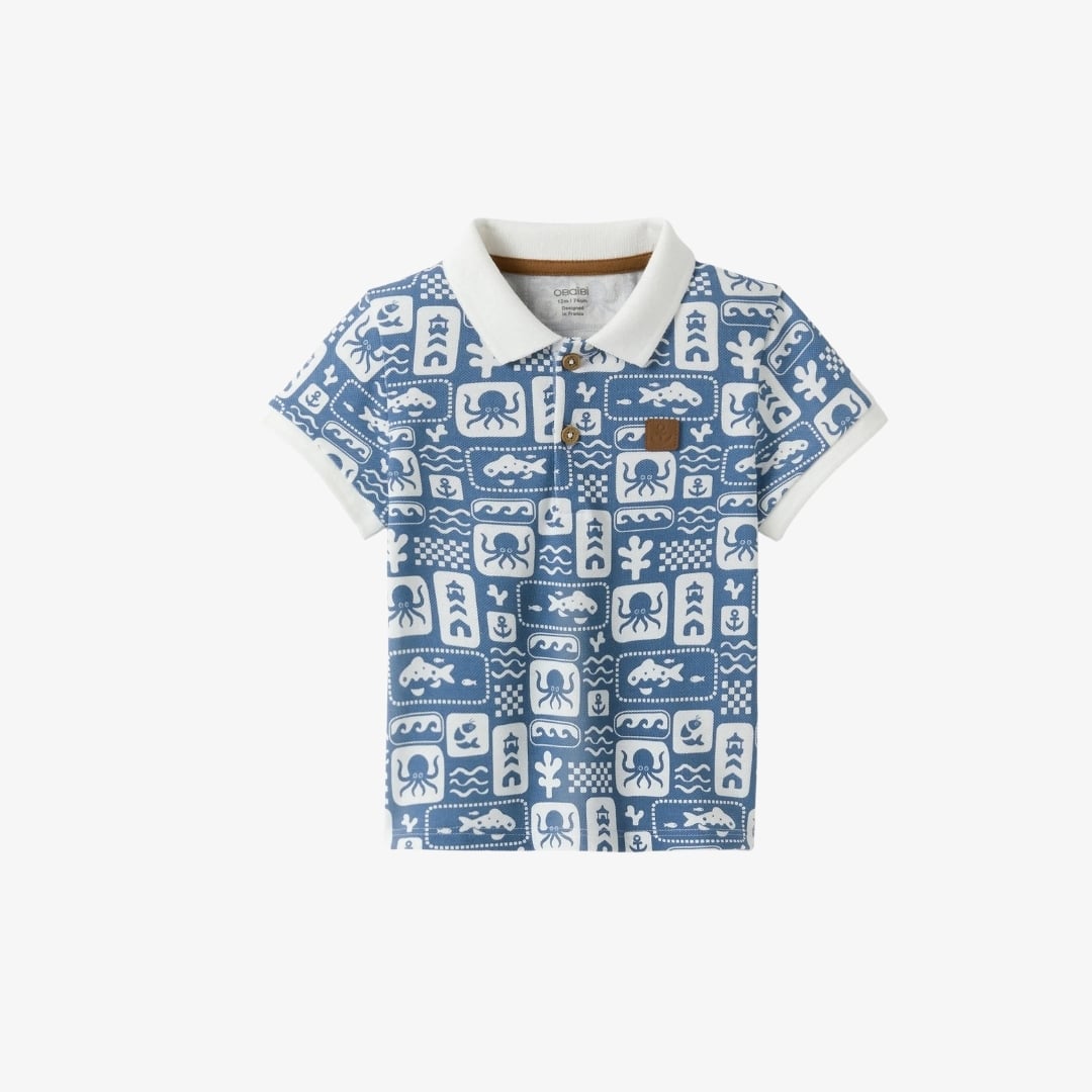 Mua Thêm Giảm Thêm - Ưu đãi đến 30% nhiều sản phẩm mới 61 Áo polo họa tiết sinh vật biển cho bé trai