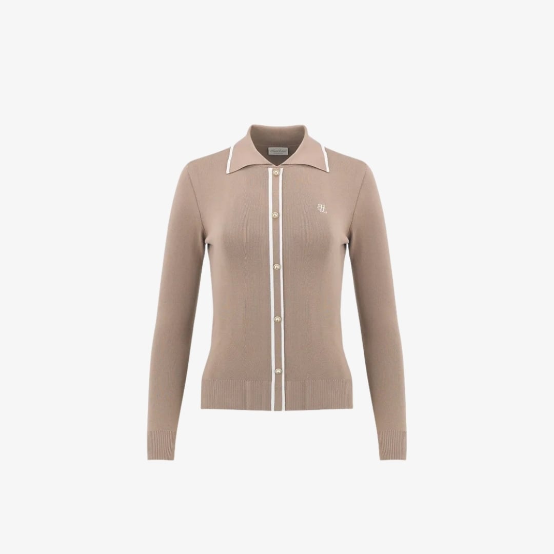 Mua Thêm Giảm Thêm - Ưu đãi đến 30% nhiều sản phẩm mới 26 Áo len Line Color-Contrast Collar Ribbed