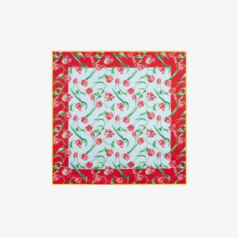Khăn lụa vuông cao cấp KENZO Tulip