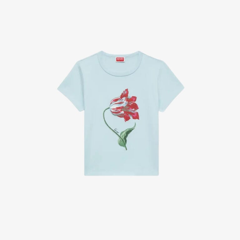 Áo thun cotton hoạ tiết KENZO Tulip